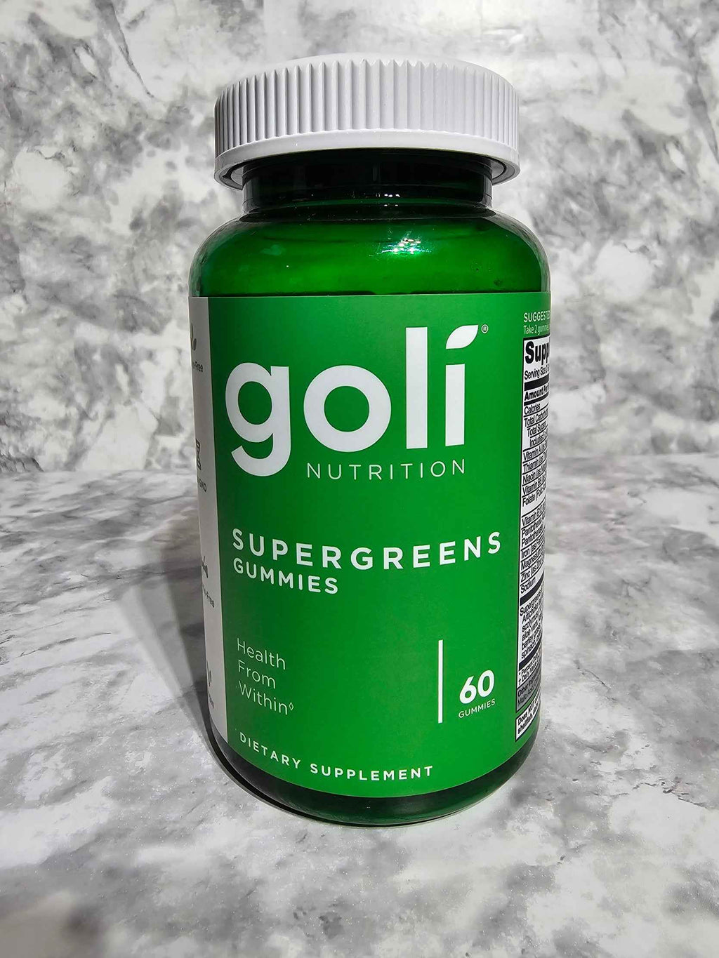 Goli Nutrition Supergreens Gummies with Probiotics — 60 Count