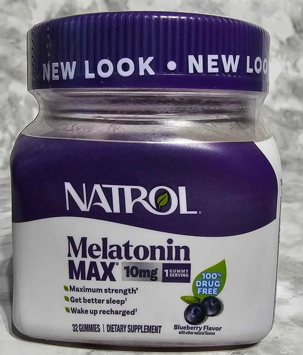 Natrol Melatonin MAX 10mg Gummies - Nighttime Support & Botanical Cycle Synergy - 32 Count