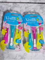 Gillette Venus Tropical Disposable Razors (2-Pack Bundle) - 6 Razors