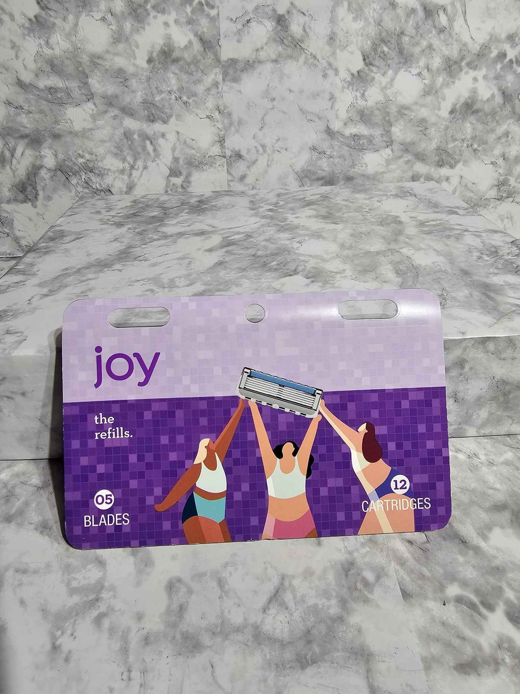 Joy 5-Blade Razor Cartridge Refills - 12 Count