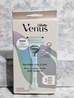 Gillette Venus for Pubic Hair & Skin Razor - 1 Handle & 3 Cartridges