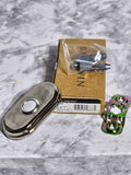 Baldwin Arch Doorbell Button - Polished Chrome