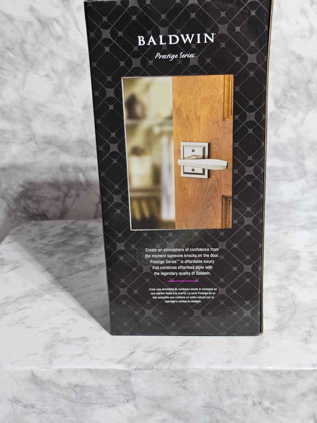 Baldwin Prestige Torrey Inactive Interior Door Lever — Satin Nickel