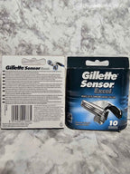 Gillette Sensor Excel Men's Razor Blade Refills - 10 Count