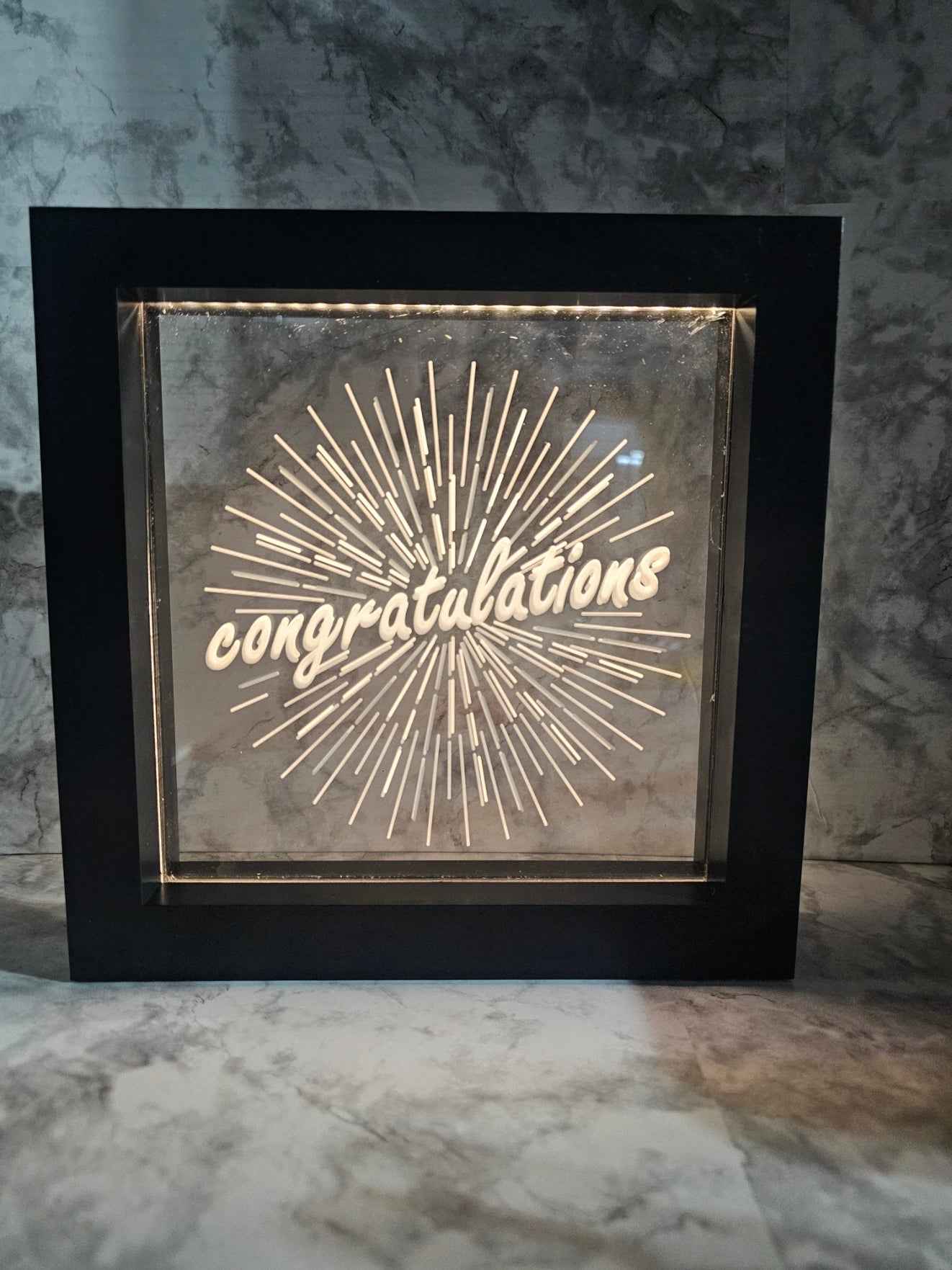 Simplee Adesso "Congratulations" LED Motion Light Box