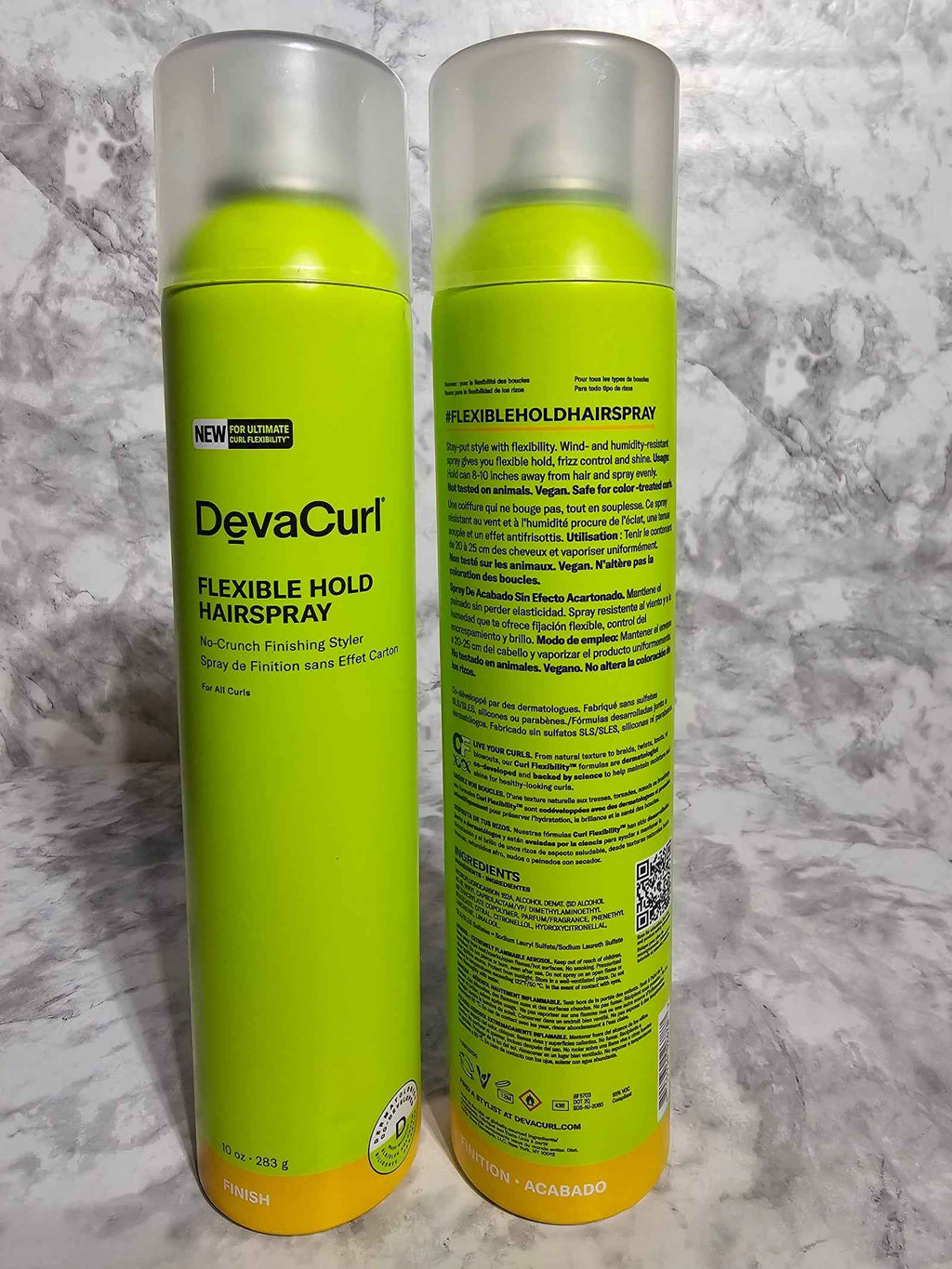 DevaCurl Flexible Hold Hairspray - No-Crunch Finishing Styler