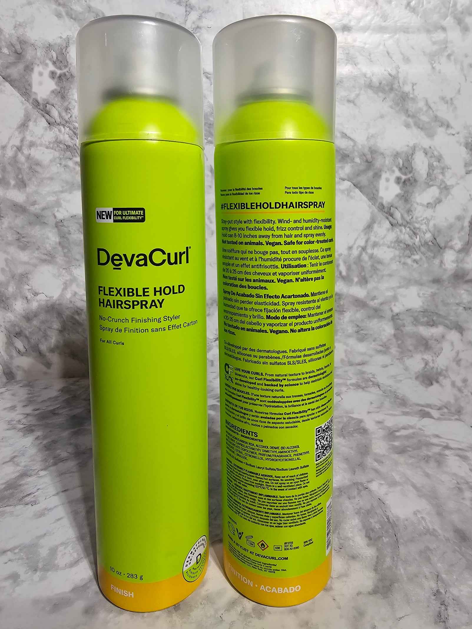 DevaCurl Flexible Hold Hairspray - No-Crunch Finishing Styler