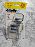 Gillette SkinGuard Sensitive Men's Razor Starter Pack - 1 Handle + 4 Refills
