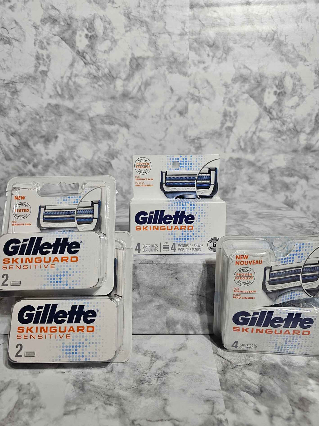 Gillette SkinGuard Sensitive Men's Razor Blade Refills - 4 Count