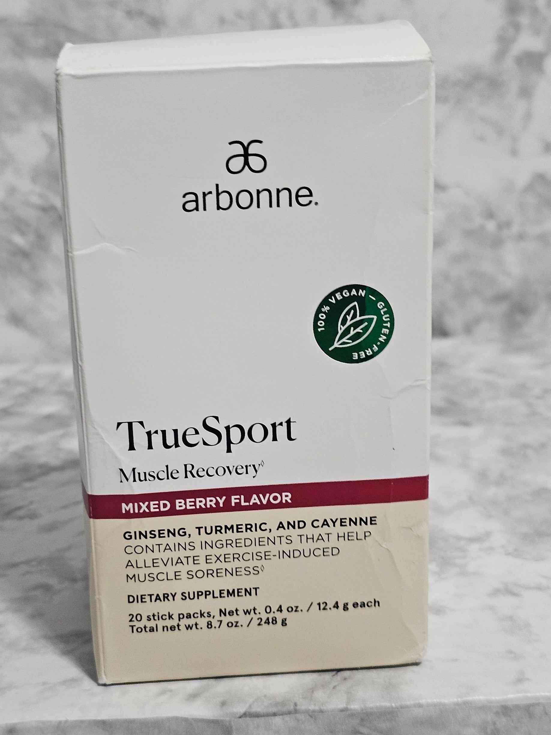 Arbonne TrueSport Muscle Recovery Supplement - Mixed Berry