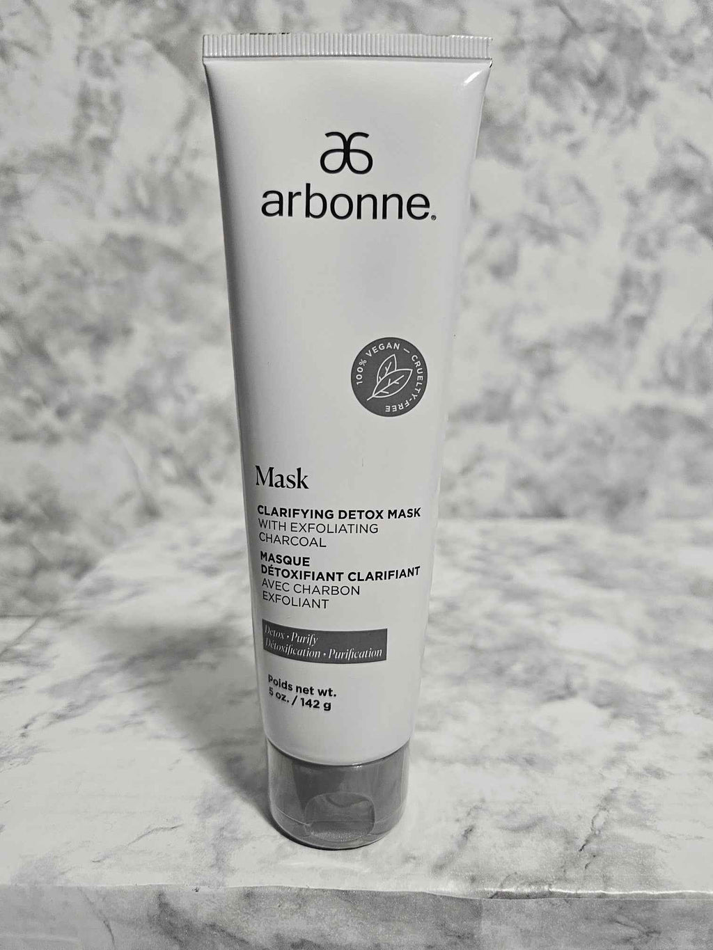 Arbonne Clarifying Detox Mask with Exfoliating Charcoal - 5 oz