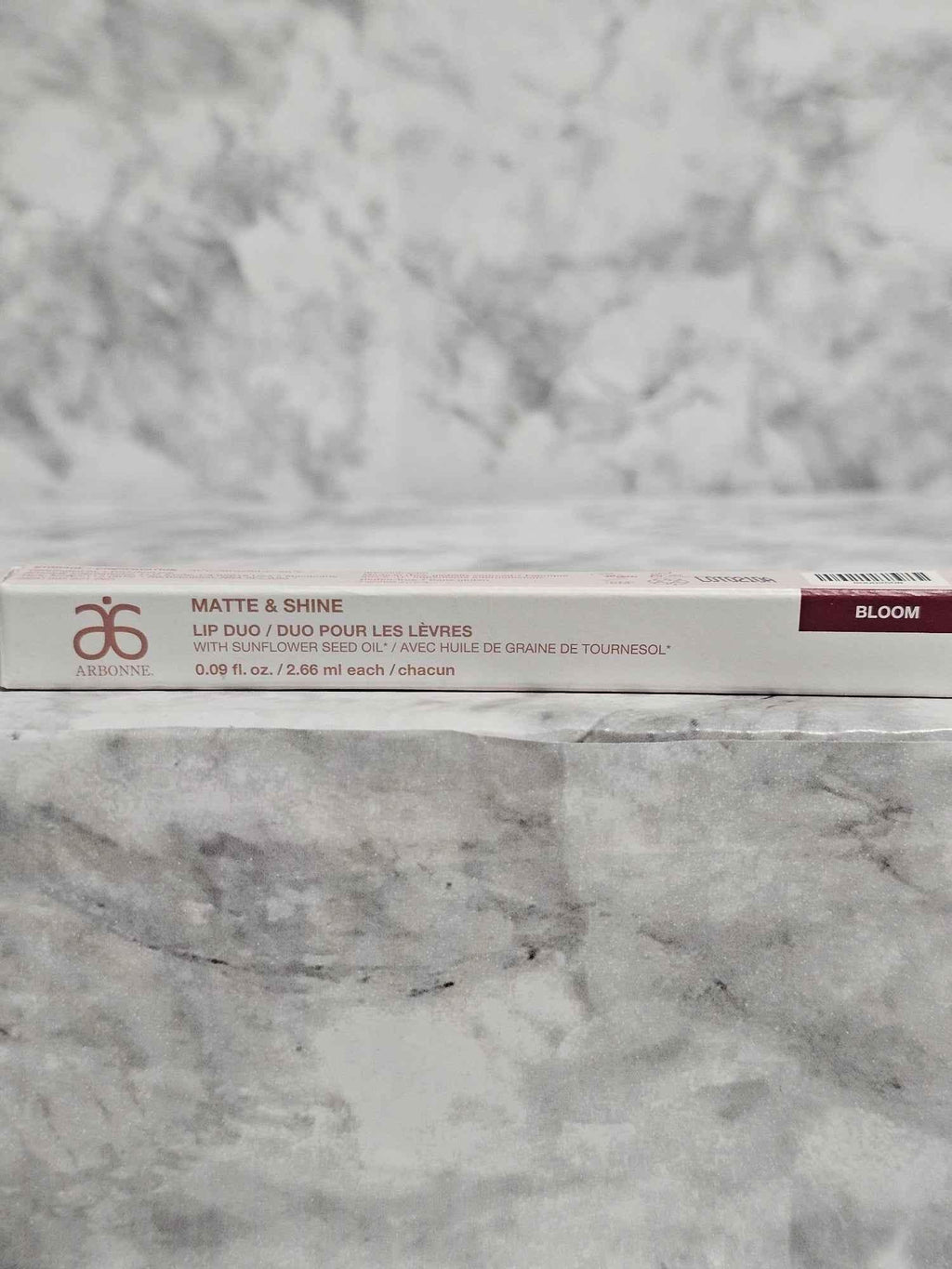 Arbonne Matte & Shine Lip Duo (Bloom) - Dual-Ended Formula