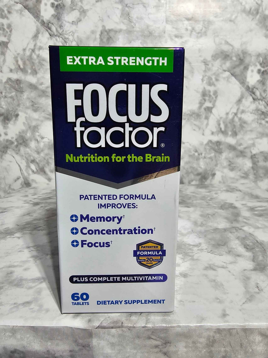 Focus Factor Extra Strength Nutrition for the Brain - 60 Tablets
