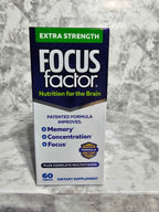 Focus Factor Extra Strength Nutrition for the Brain - 60 Tablets
