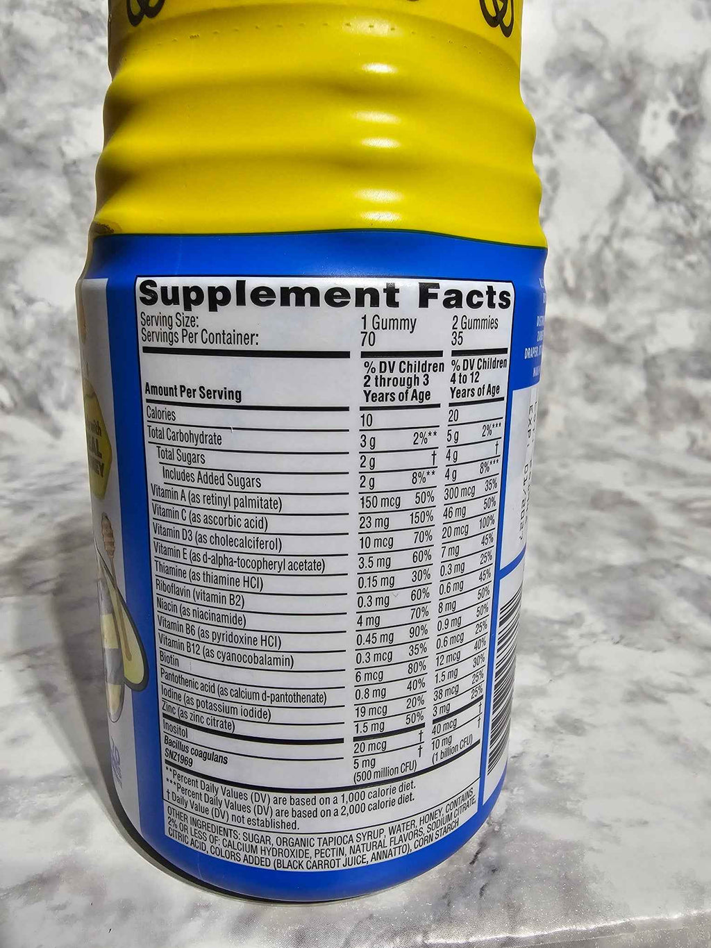 Zarbee's Children's Complete Multivitamin + Probiotic - 70ct