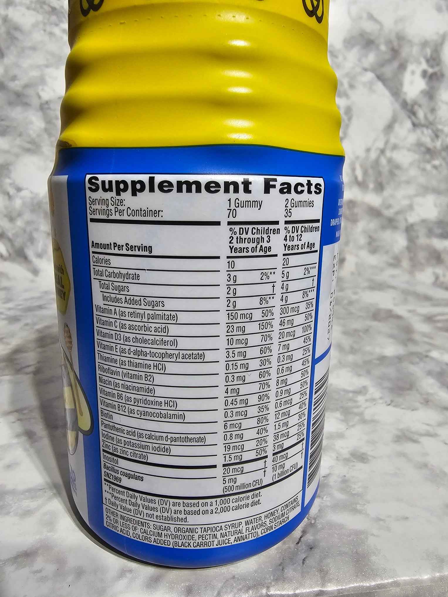 Zarbee's Children's Complete Multivitamin + Probiotic - 70ct