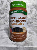 Nature's Truth Lion's Mane Mushroom Gummies - 60ct Mixed Berry