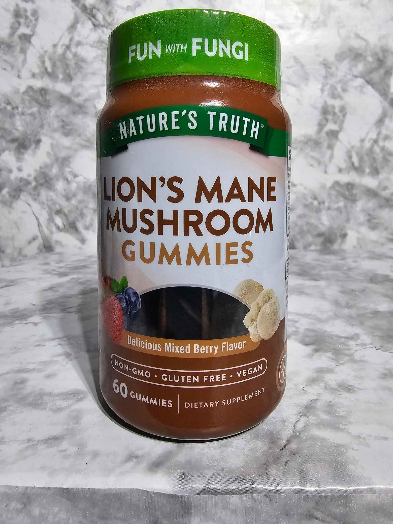 Nature's Truth Lion's Mane Mushroom Gummies - 60ct Mixed Berry