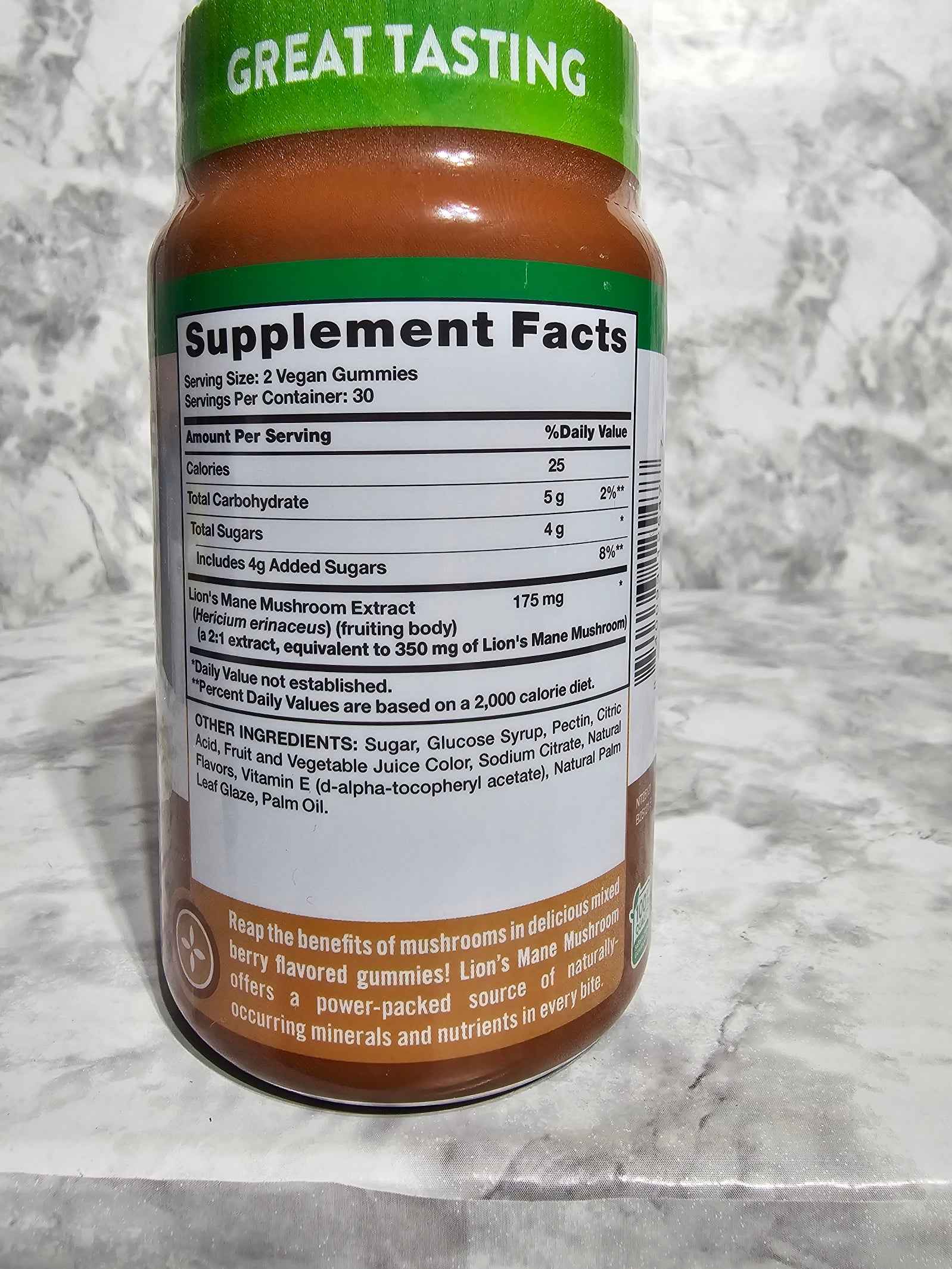 Nature's Truth Lion's Mane Mushroom Gummies - 60ct Mixed Berry