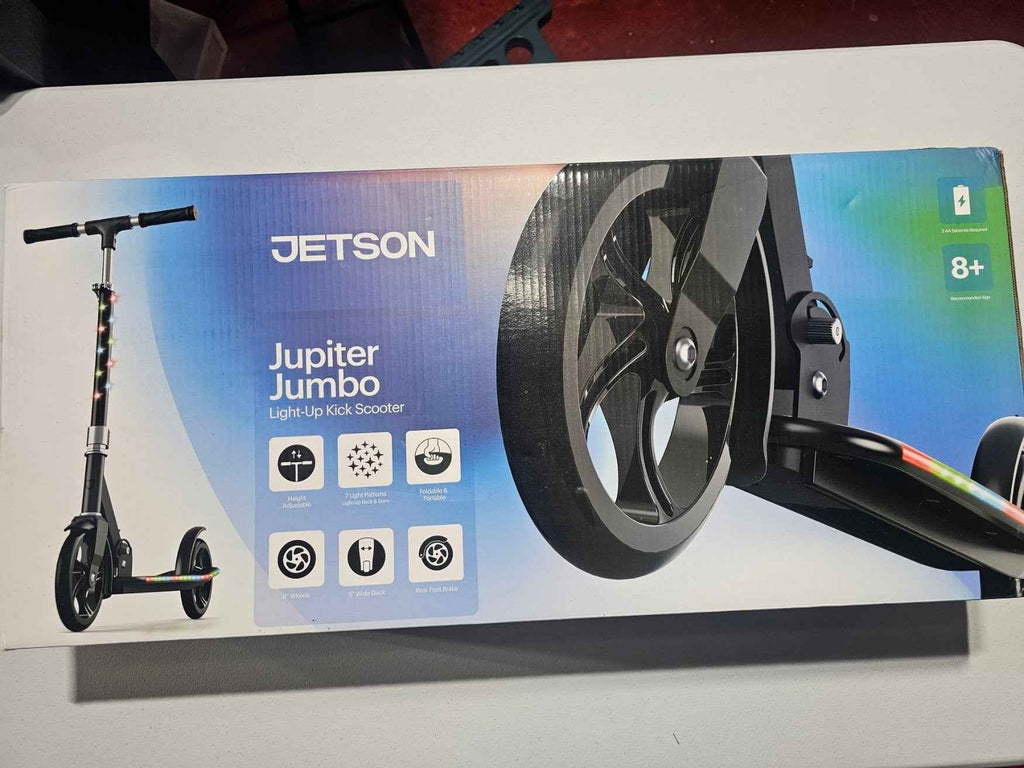 Jetson Jupiter Jumbo Big Wheel Light-Up Kick Scooter