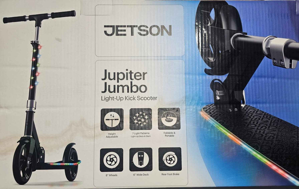 Jetson Jupiter Jumbo Big Wheel Light-Up Kick Scooter