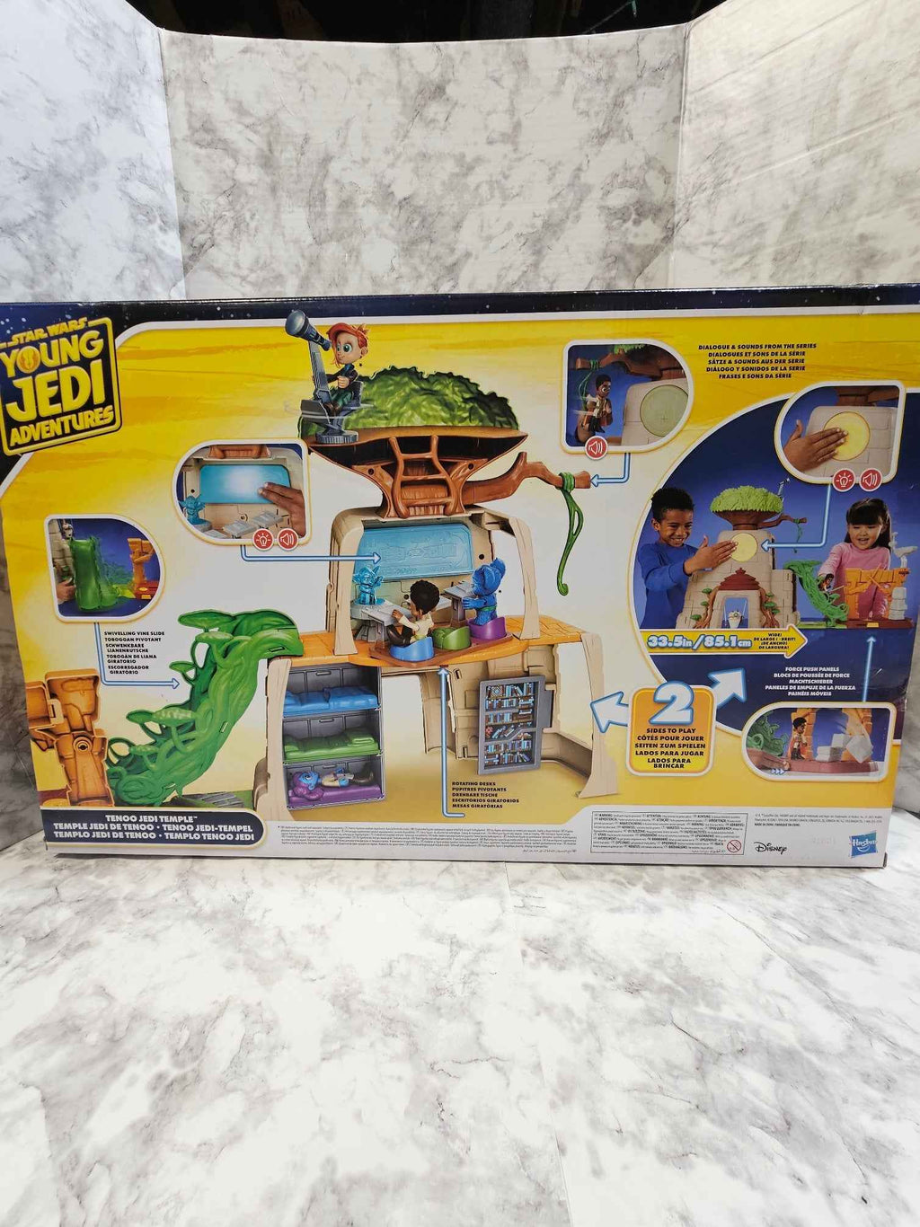 Star Wars Young Jedi Adventures Tenoo Jedi Temple Playset