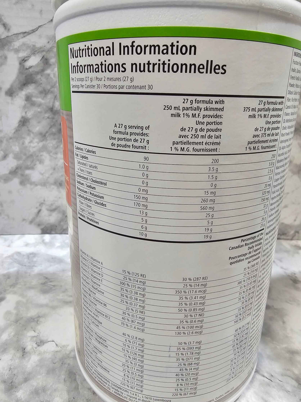 Herbalife Nutrition Formula 1 Select Natural Vanilla - 810g