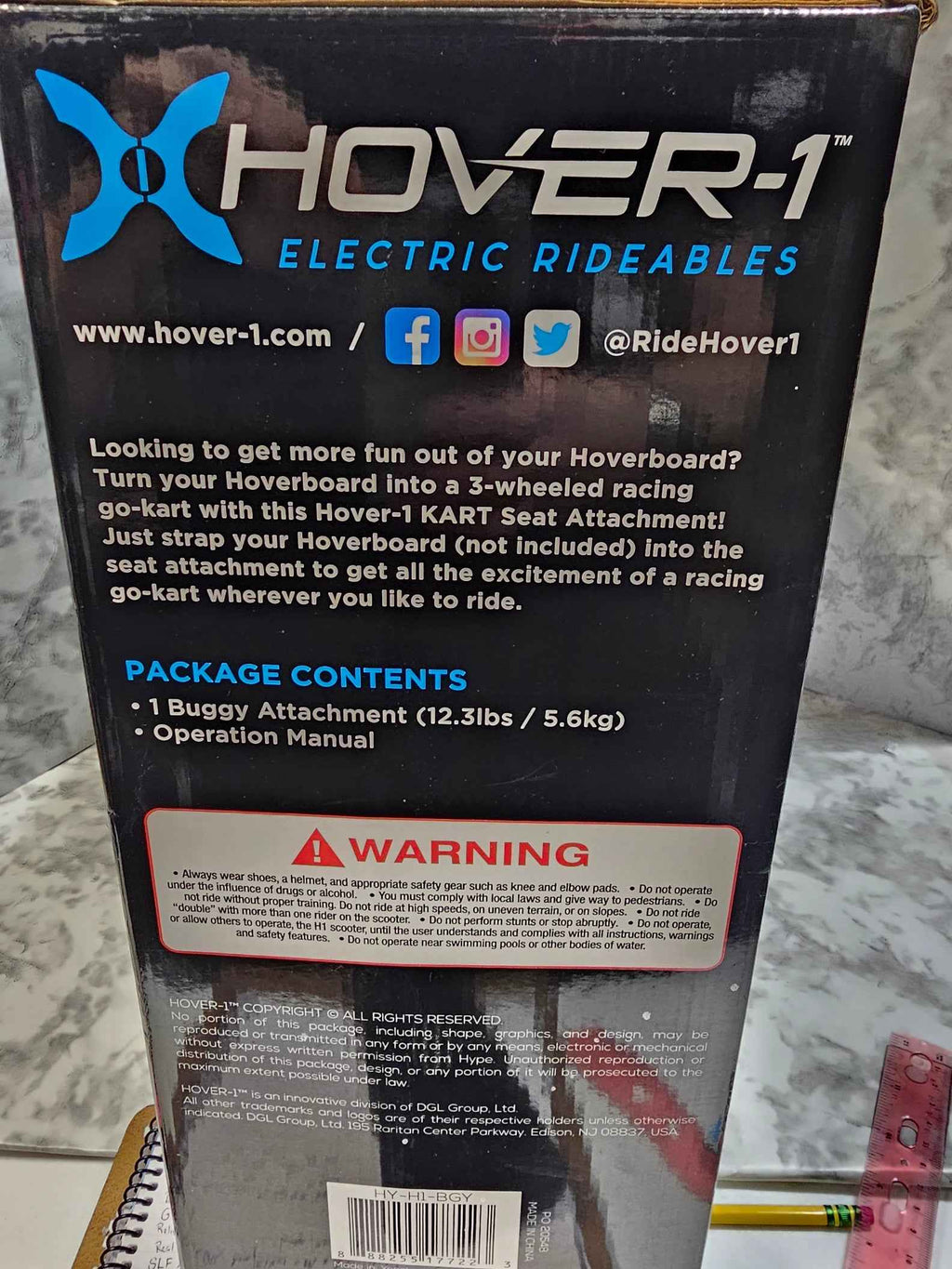 Hover-1 Buggy Go-Kart Attachment for Hoverboards