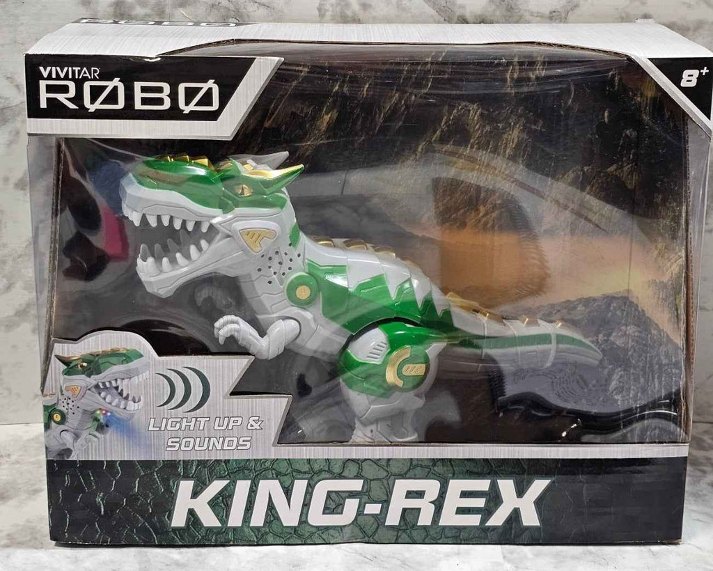 Vivitar Robo King-Rex Electronic Robot Dinosaur Toy