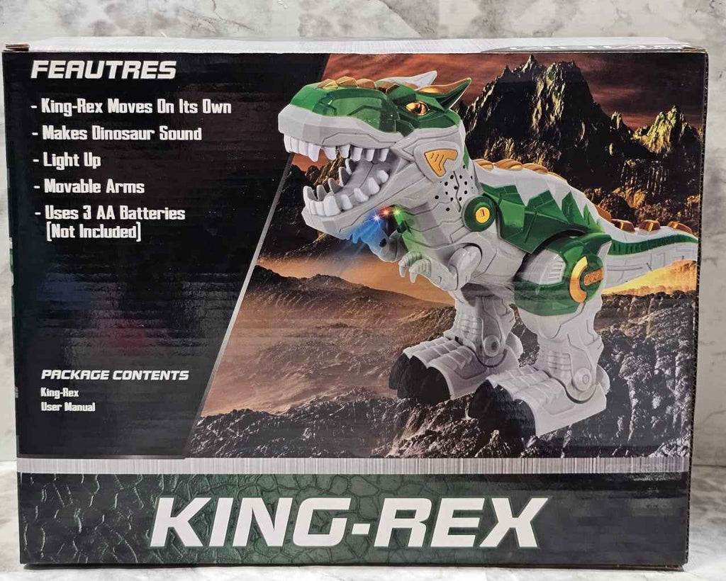 Vivitar Robo King-Rex Electronic Robot Dinosaur Toy