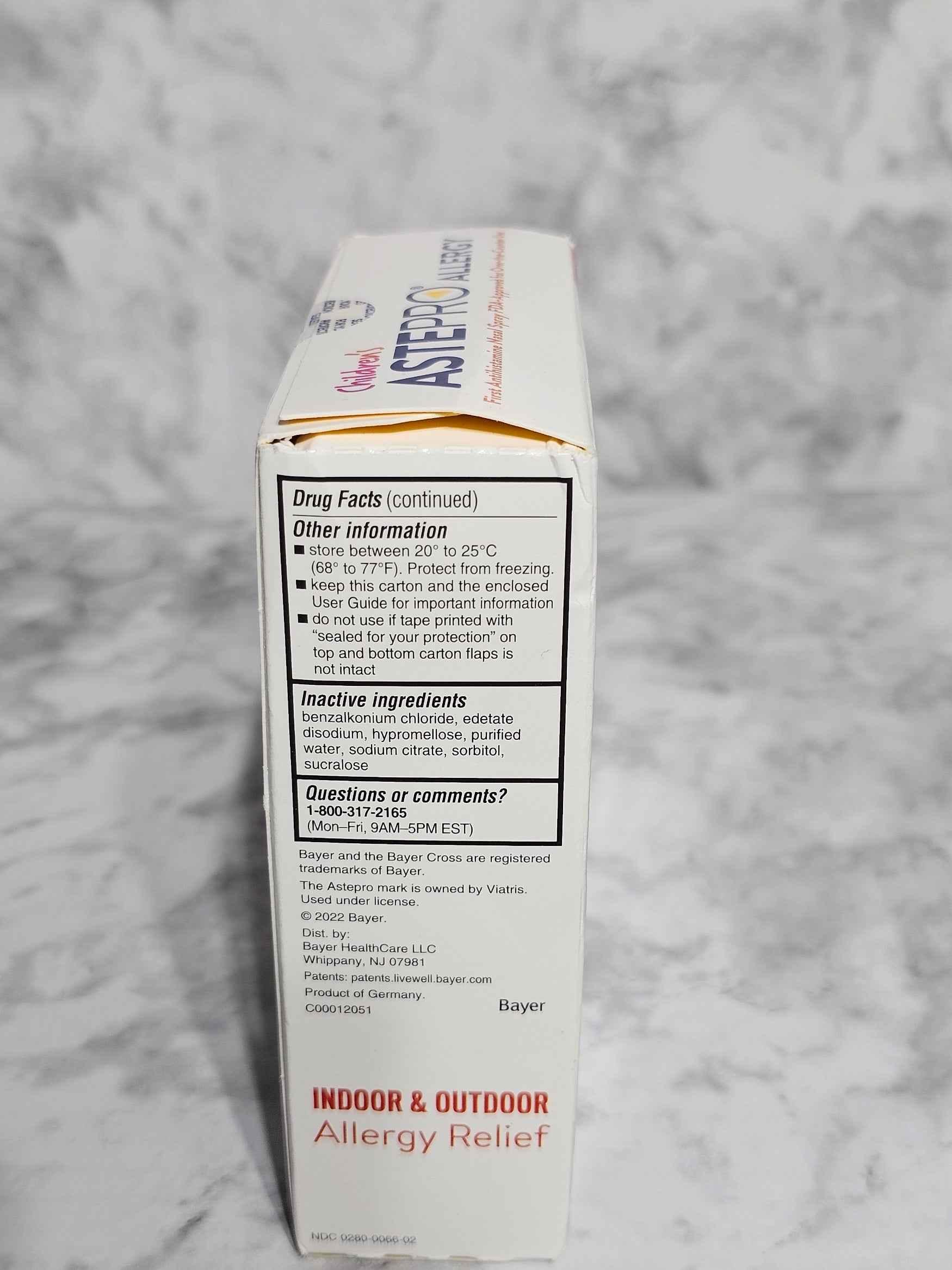 Children's ASTEPRO Allergy Antihistamine Nasal Spray - 120 Metered Sprays
