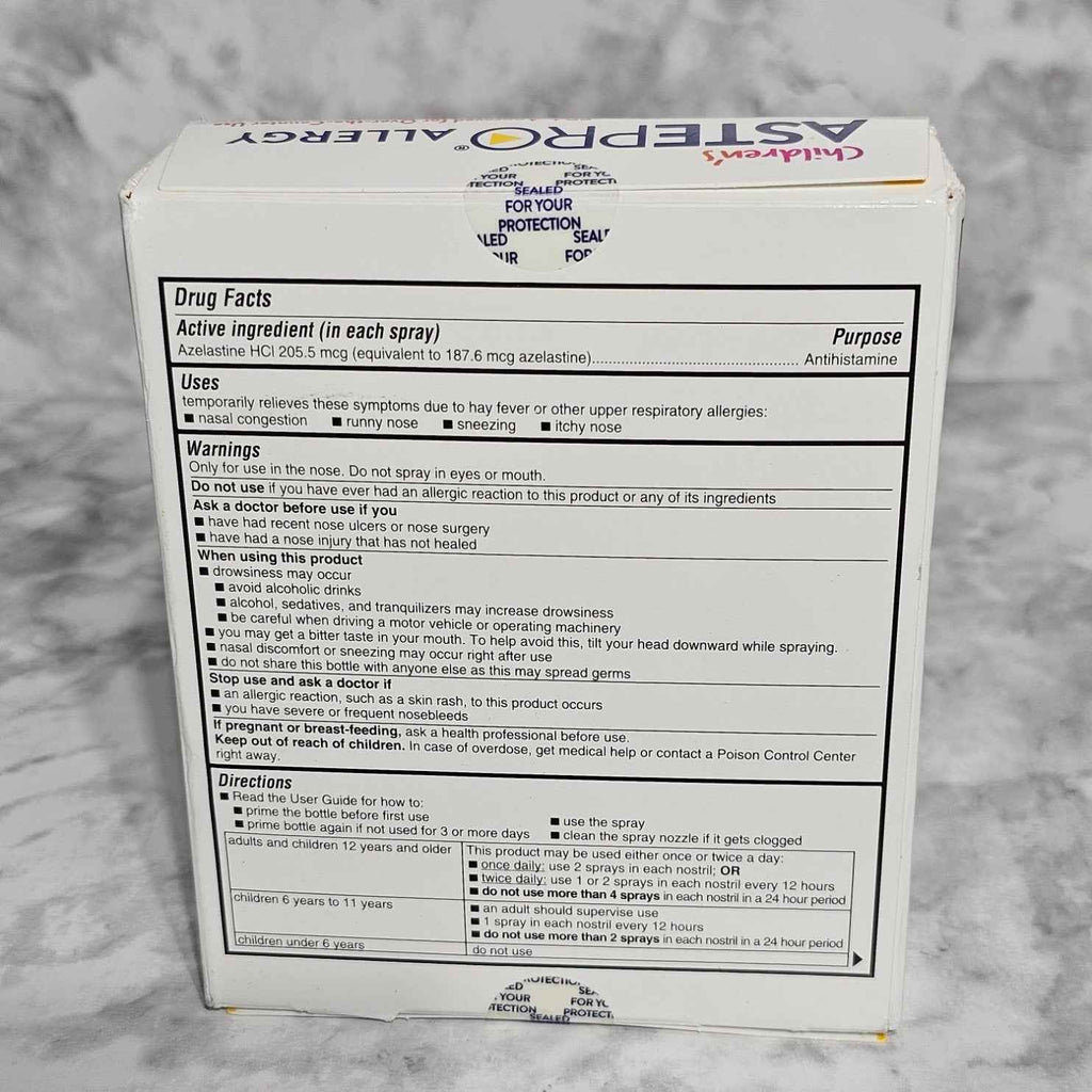 Children's ASTEPRO Allergy Antihistamine Nasal Spray - 120 Metered Sprays
