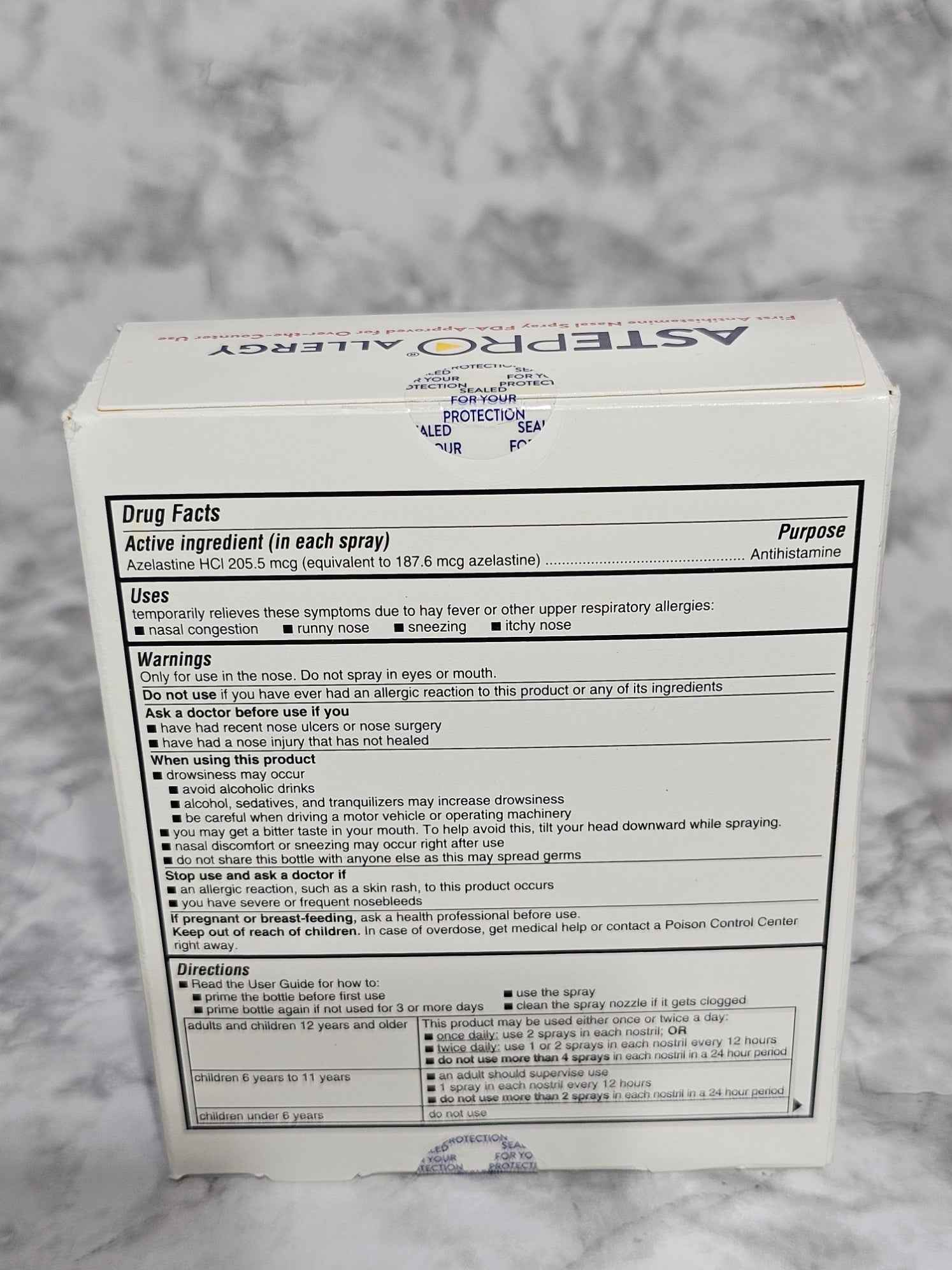 Astepro Allergy Antihistamine Nasal Spray - 200 Metered Sprays