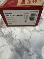 Red and white box with 'Verve' branding on a marble surface