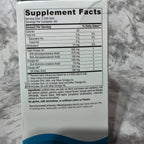 Actual stocked product photo of Nordic Naturals Complete Omega 120 soft gels Supplement Facts panel.