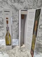 Corkcicle Air wine chiller packaging on a marble surface