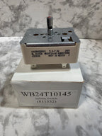 Mechanical component with a label on a marble surface