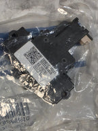Mechanical component with a QR code label on a clear plastic bag