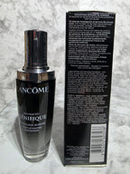 Lancème skincare product and packaging on a textured surface