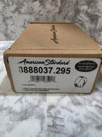 Cardboard box with American Standard label on a marble surface