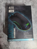 Altec Lansing RGB gaming mouse box on a gray marble surface