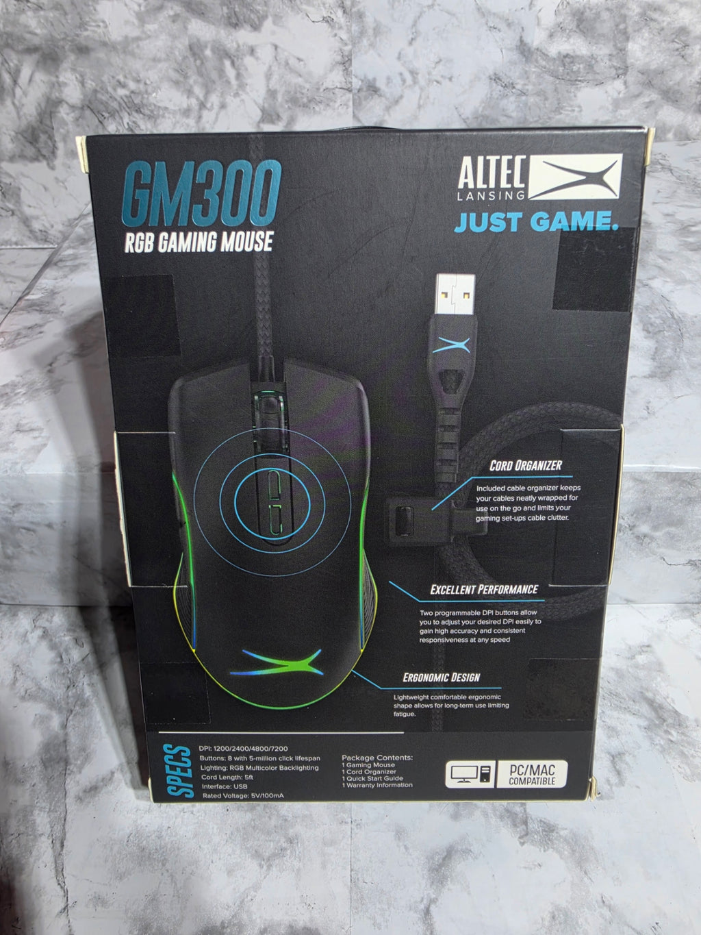 Altec Lansing GM300 RGB Gaming Mouse ALM02