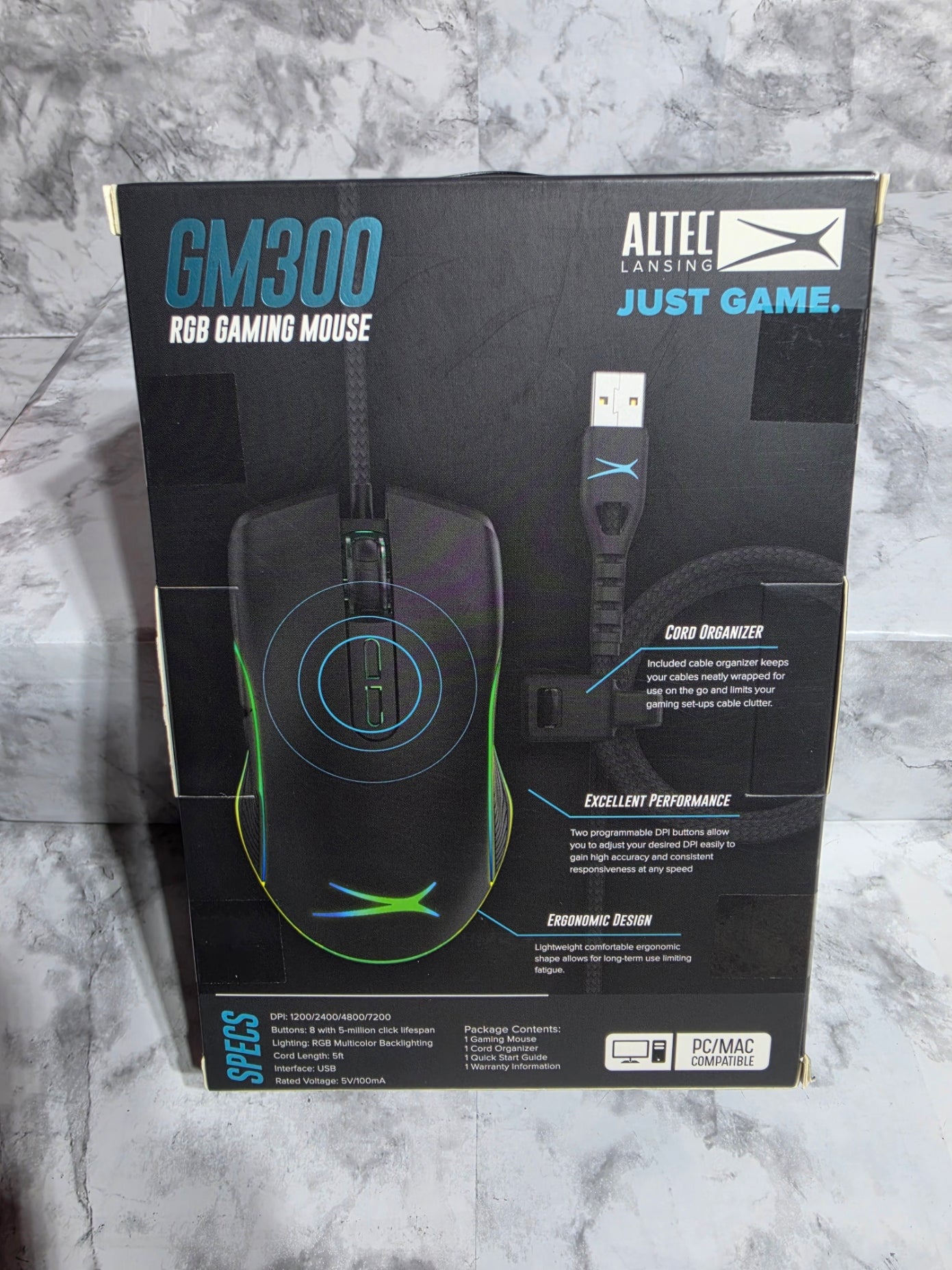 Altec Lansing GM300 RGB Gaming Mouse ALM02