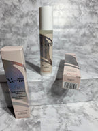 Venus skincare product and packaging on a marble surface