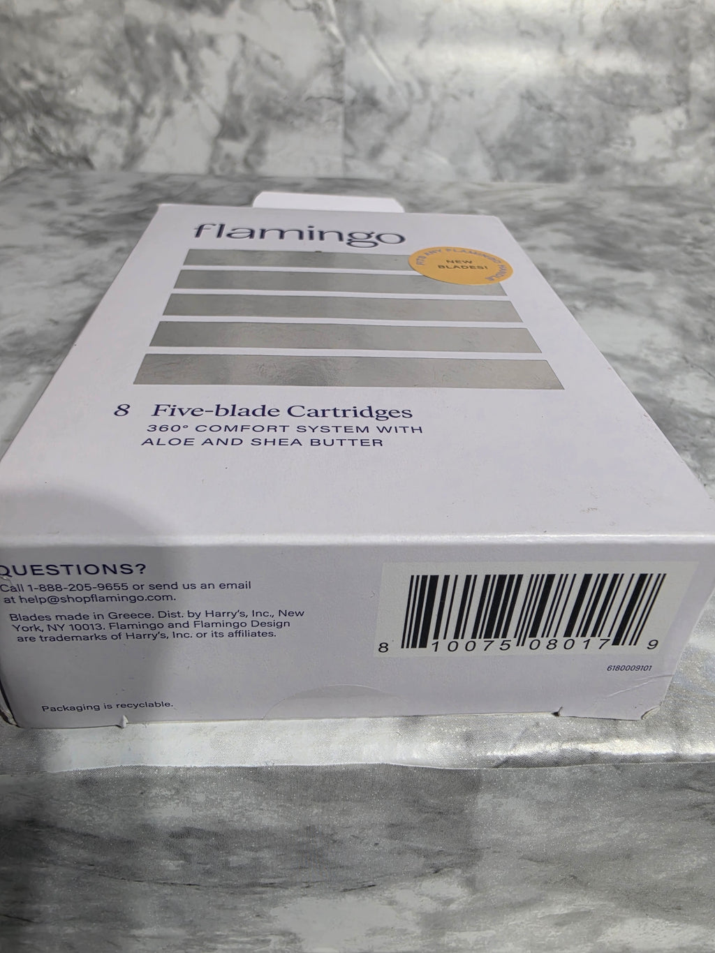 Flamingo 5-Blade Razor Refill Cartridges 8ct