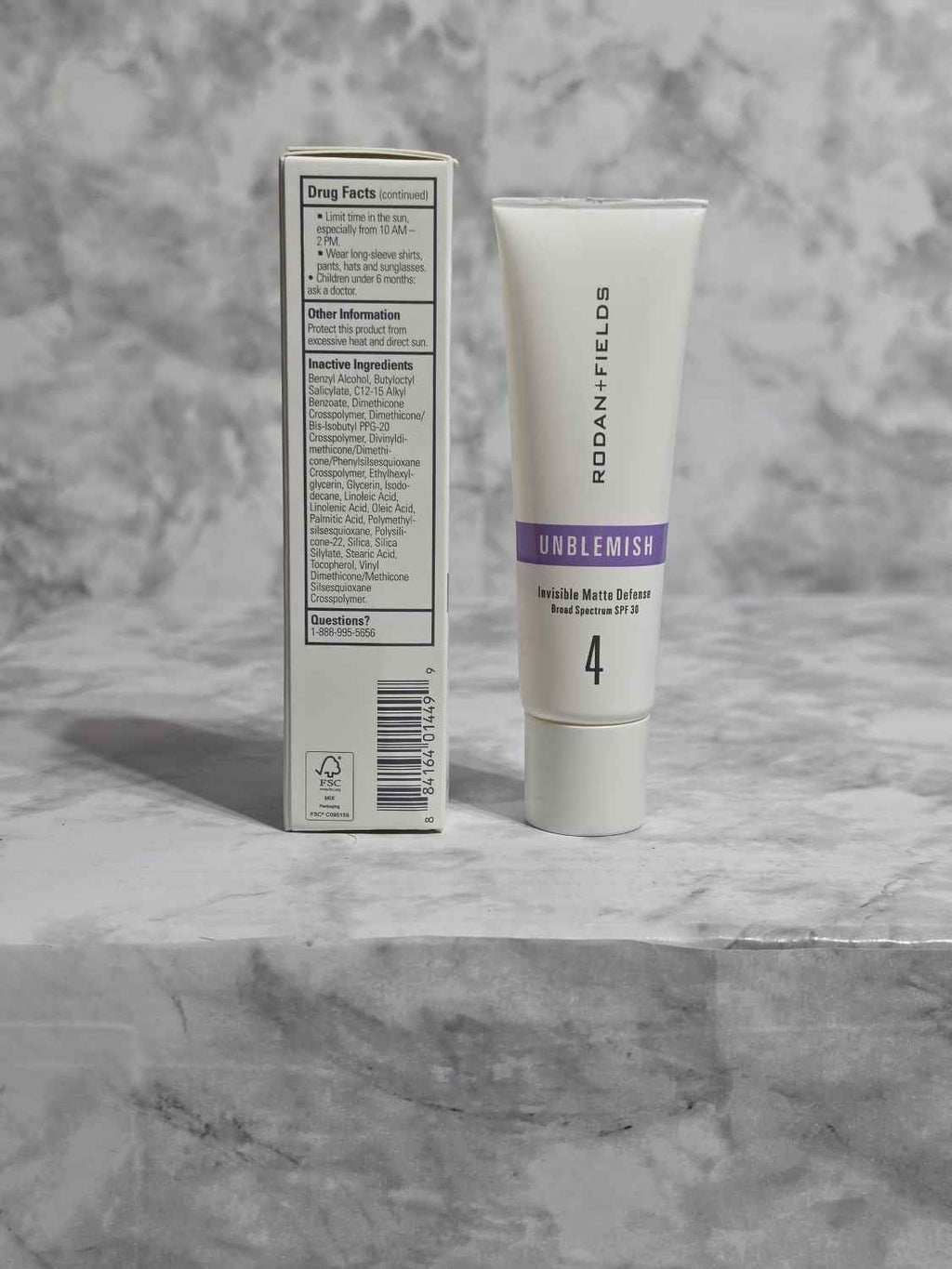 Rodan + Fields UNBLEMISH Invisible Matte Defense Broad Spectrum SPF 30