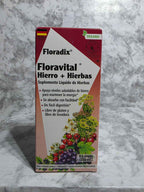 Salus Floradix Floravital Liquid Iron + Herbs Supplement, 250 ml