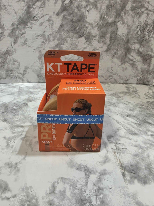 KT Tape Pro Kinesiology Elastic Sports Tape — 1 Uncut Roll, Beige (Stealth)
