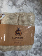 SuperBee Organic Cotton Mesh Produce Bags — Set of 5