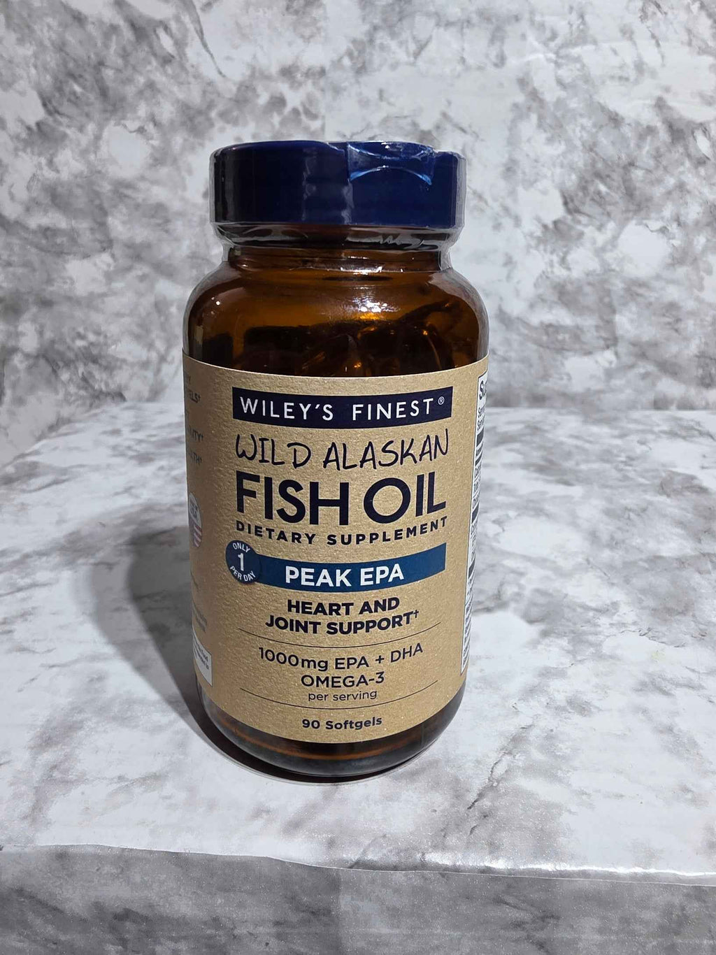 Wiley's Finest Wild Alaskan Fish Oil Peak EPA, 90 Softgels - New & Sealed